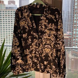 Guess Floral Bomber Jacket • Size M